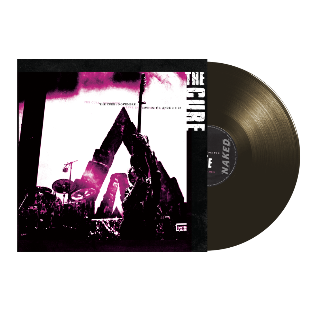 THE CURE - 'NOVEMBRE : LIVE IN FRANCE 2022' - Double face A du single 12" sur vinyle écologique noir transparent