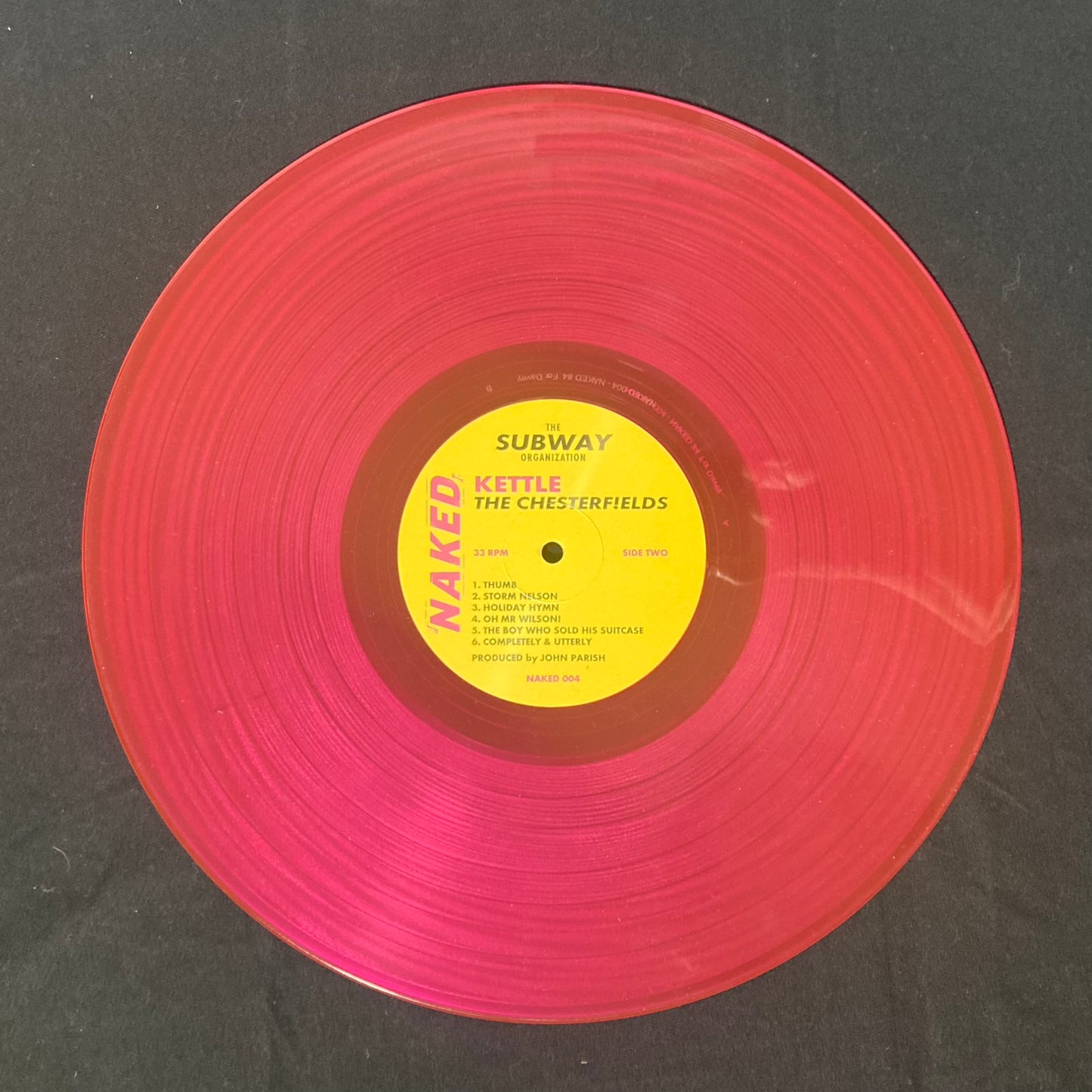 The Chesterfields - Kettle - 500 albums numérotés à la main sur vinyle rose écologique