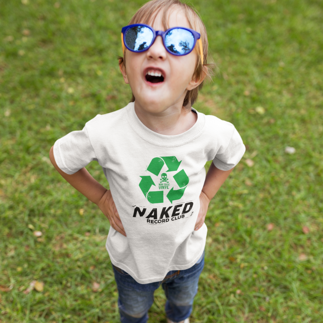 ORGANIC & ETHICAL Kids T-shirt featuring NAKED Logo