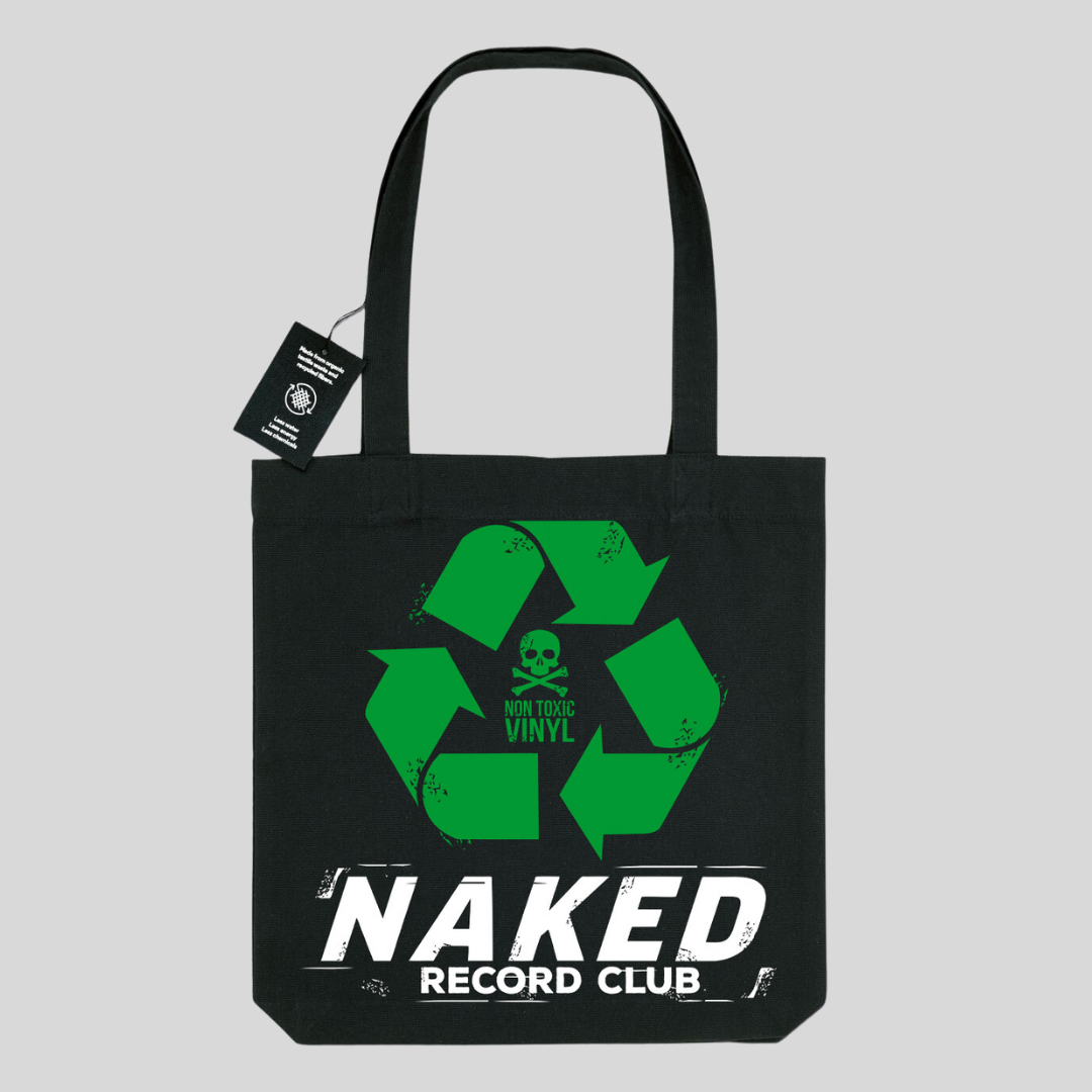 NAKED Tote Bag (LIMITED EDITION - BLACK ORGANIC RECYCLED COTTON)