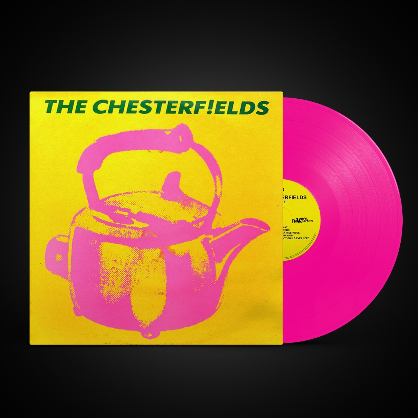 The Chesterfields - Kettle - 500 albums numérotés à la main sur vinyle rose écologique